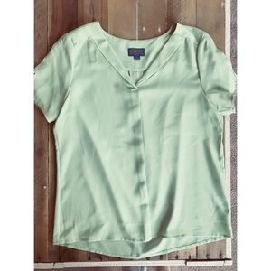 NWOT Green Pendleton Blouse